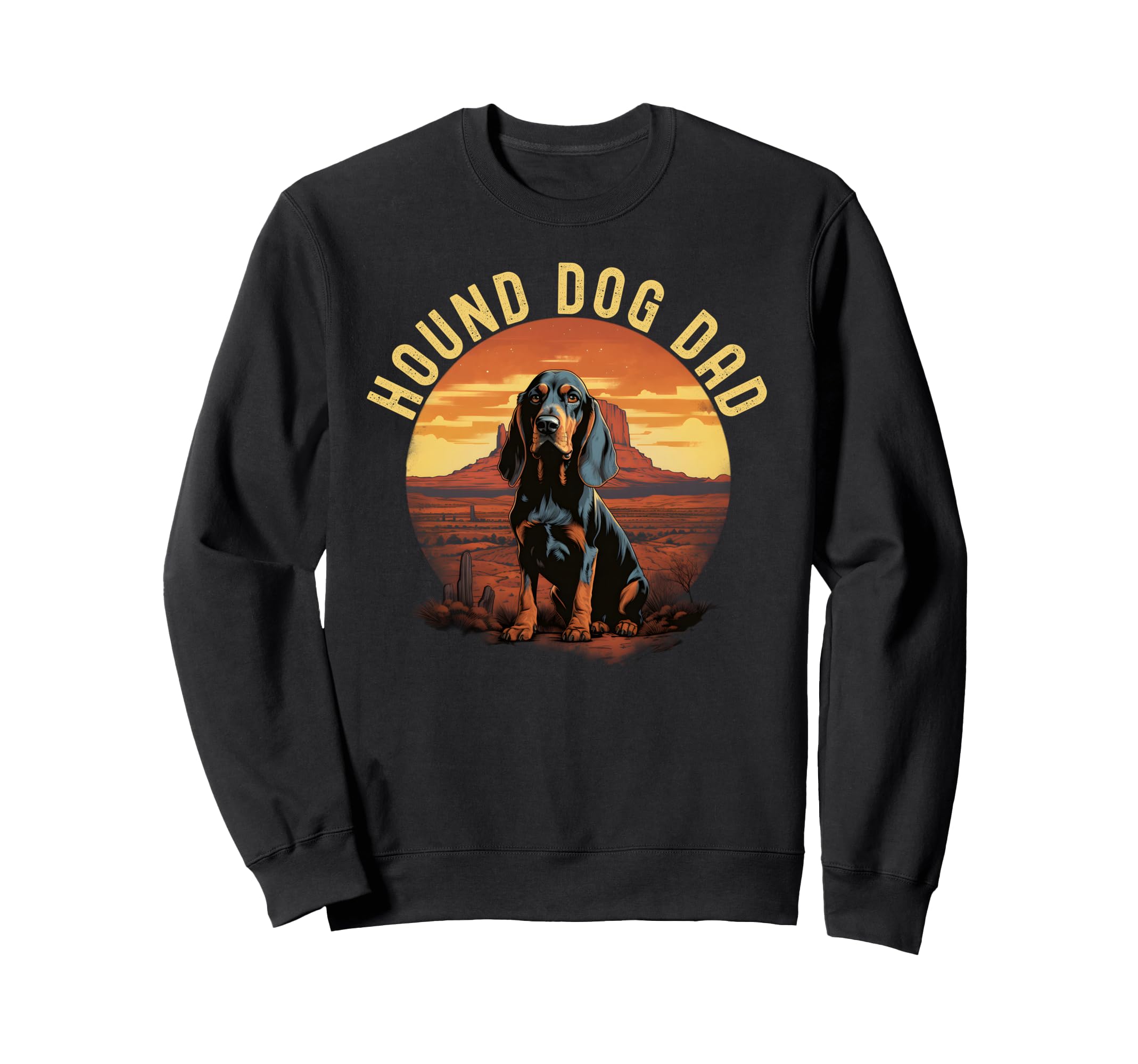Hound Dog Dad Sweatshirt - Casual Everyday Wear Unisex - T-Shirt, Sweatshirt, Hoodie