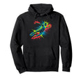 Colorful Funny Soccer Goalie Player Fan Hoodie - Unique Graphic Unisex - T-Shirt, Sweatshirt, Hoodie