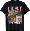 I Eat Cement Funny Cat Meme Bootleg Graphic - Adult & Kids T-Shirts, Sweatshirts & Hoodies apparel design preview 1