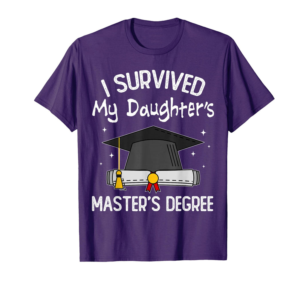 I Survived My Daughters Masters T-Shirt - Aesthetic Graphic for Adults - T-Shirt, Sweatshirt, Hoodie