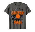 Little Sister Biggest Fan Basketball T-Shirt - Minimalist Print Unisex - T-Shirt, Sweatshirt, Hoodie
