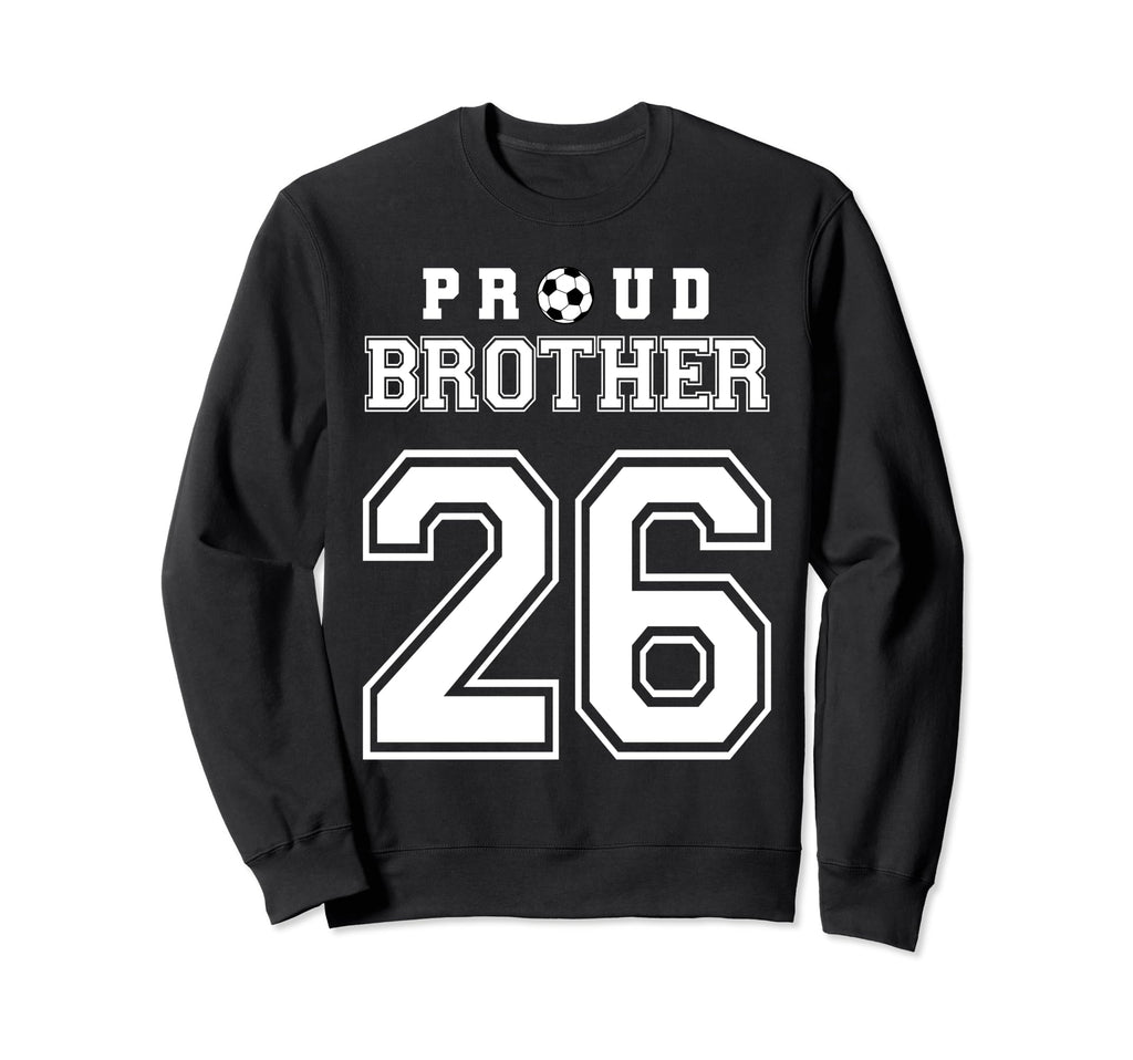 Number 26 Custom Proud Soccer Sweatshirt - Minimalist Print Men Women - T-Shirt, Sweatshirt, Hoodie