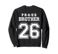 Number 26 Custom Proud Soccer Sweatshirt - Minimalist Print Men Women - T-Shirt, Sweatshirt, Hoodie