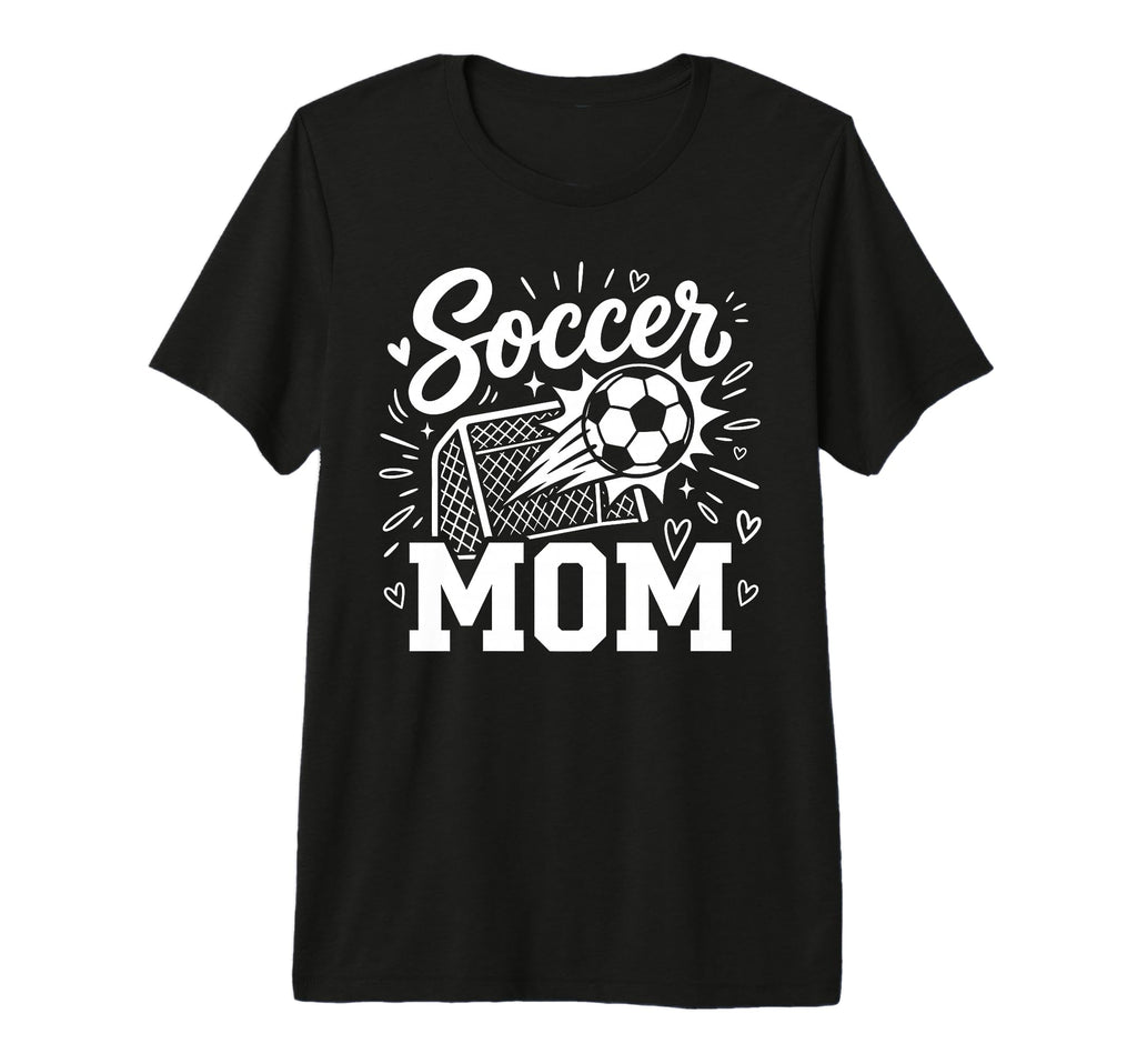 Soccer Mom Family Mothers Day Mom T-Shirt - Custom Art Print for Adults - T-Shirt, Sweatshirt, Hoodie