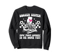 Soccer Sister Groovy Soccer Sweatshirt - Minimalist Print Men Women - T-Shirt, Sweatshirt, Hoodie