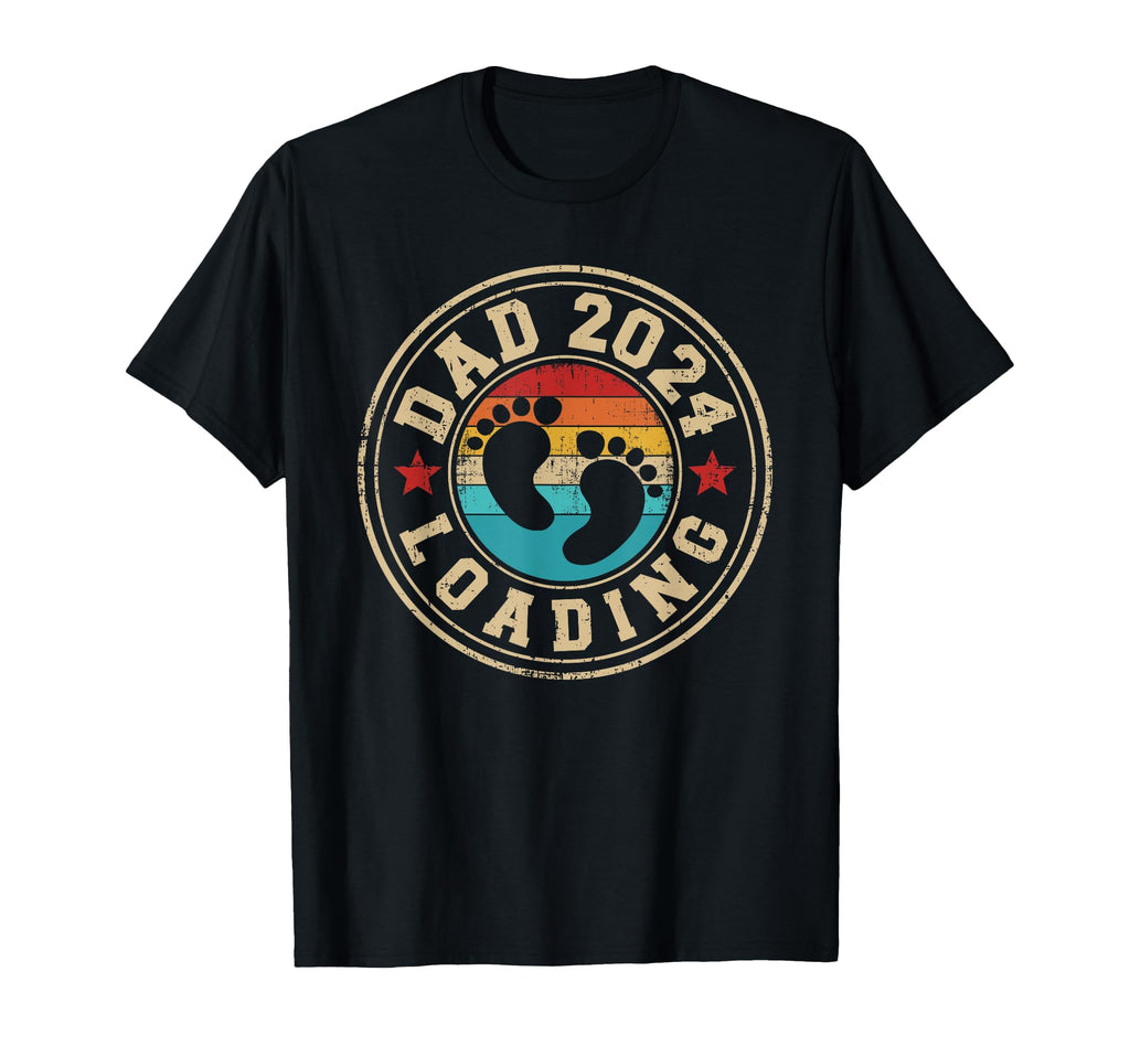 Dad 2024 Loading New Daddy Fathers Day T-Shirt - Trendy Graphic Unisex - T-Shirt, Sweatshirt, Hoodie