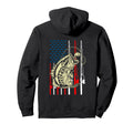 Fishing American Flag Fishing Lover Hoodie - Aesthetic Graphic for Adults - T-Shirt, Sweatshirt, Hoodie