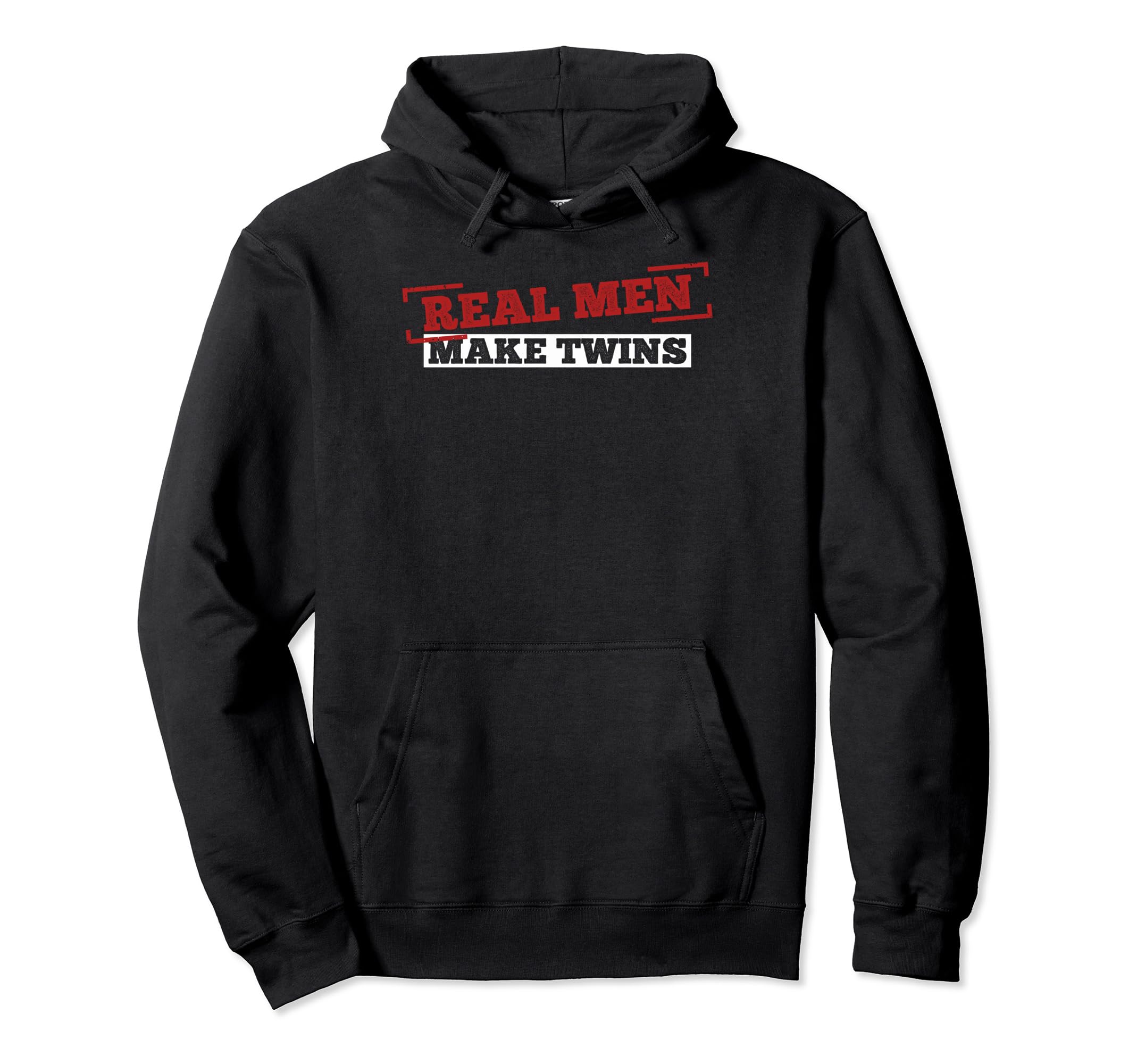 Real Make Twins Twin Dads To Be Twins Hoodie - Novelty Apparel for Adults - T-Shirt, Sweatshirt, Hoodie
