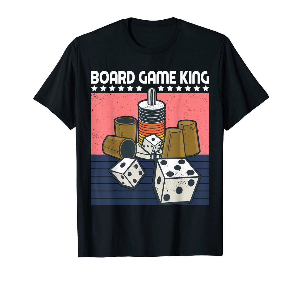 Board Game Dad Game Night King T-Shirt - Trendy Graphic for Adults - T-Shirt, Sweatshirt, Hoodie