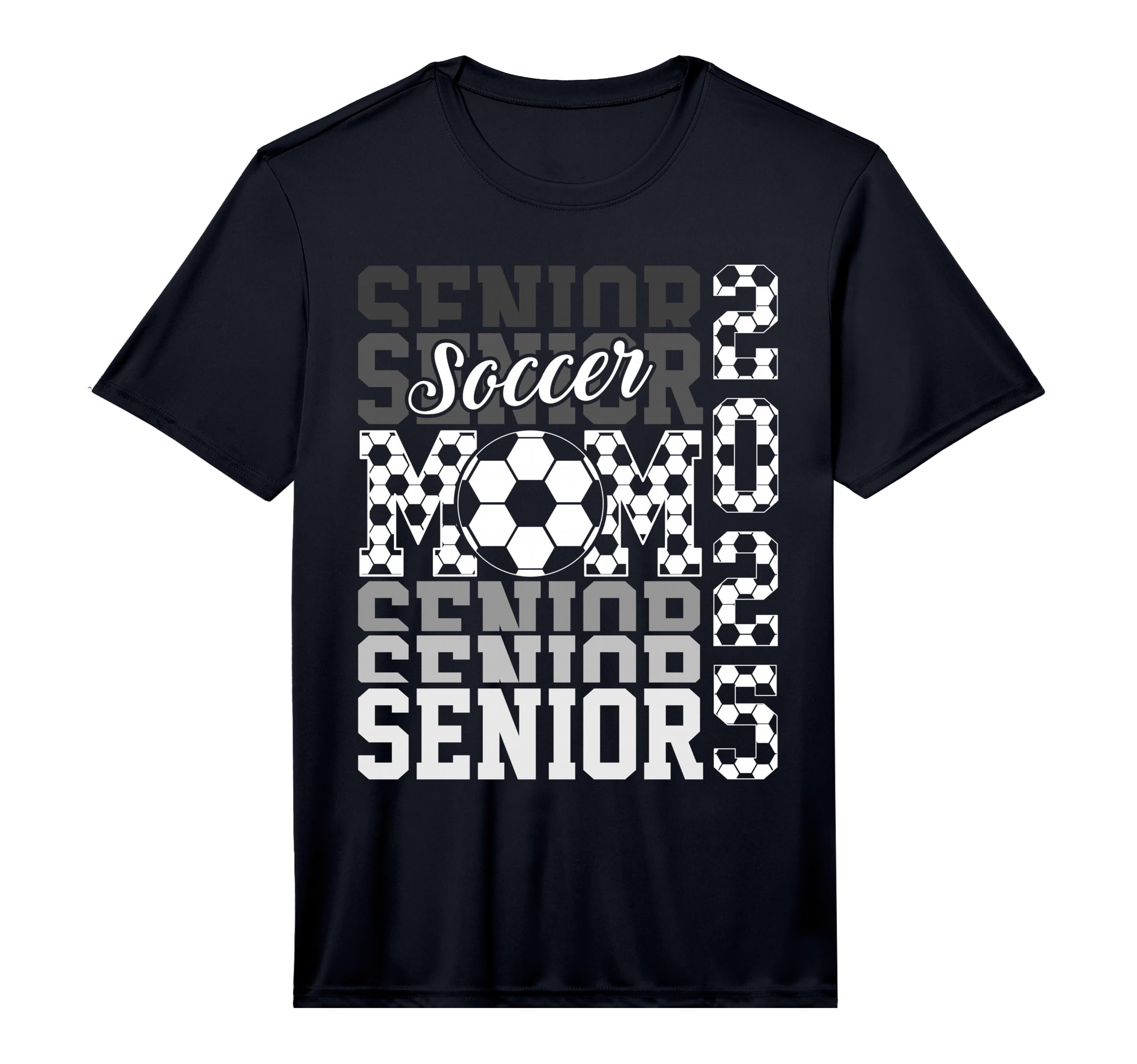 Soccer Senior Mom Class 2025 Senior T-Shirt - Aesthetic Graphic Men Women - T-Shirt, Sweatshirt, Hoodie