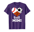 Ball Mimi Heart Funny Baseball T-Shirt - Minimalist Print for Adults - T-Shirt, Sweatshirt, Hoodie