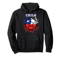 Chile Soccer Chilean Flag Futbol Fan Jersey Hoodie - Trendy Graphic Unisex - T-Shirt, Sweatshirt, Hoodie