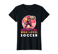 Just Who Loves Soccer Soccer Outfit T-Shirt - Novelty Apparel Men Women - T-Shirt, Sweatshirt, Hoodie
