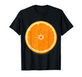 Orange Slice Fruit Costume Couple T-Shirt - Streetwear Style Men Women - T-Shirt, Sweatshirt, Hoodie