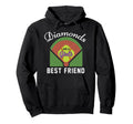 Funny Softball Diamonds Are Best Hoodie - Fun Novelty Design for Adults - T-Shirt, Sweatshirt, Hoodie