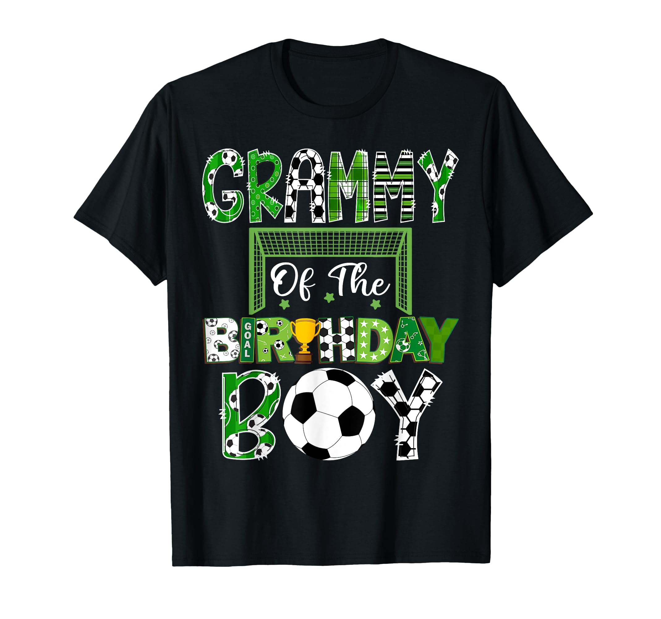 Grammy Birthday Soccer Lover Game Day T-Shirt - Graphic Print Unisex - T-Shirt, Sweatshirt, Hoodie