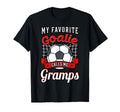 My Favorite Goalie Calls Me Gramps T-Shirt - Custom Art Print for Adults - T-Shirt, Sweatshirt, Hoodie