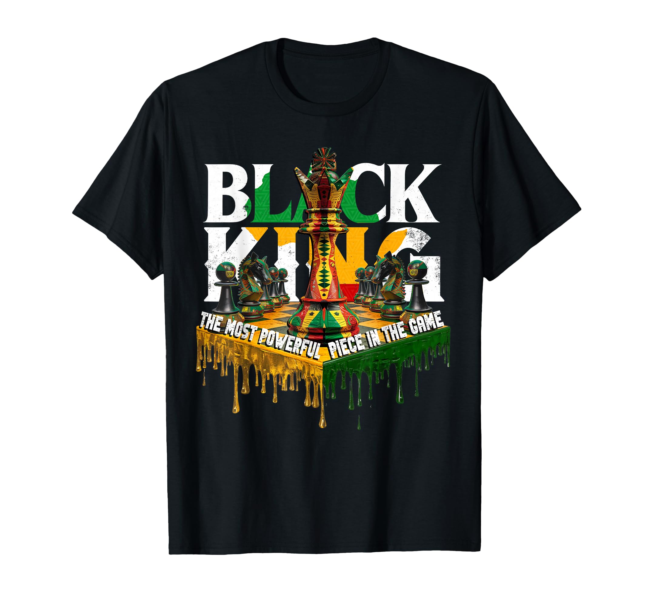 Black History I Am Black King Dad Melanin T-Shirt - Novelty Apparel Unisex - T-Shirt, Sweatshirt, Hoodie