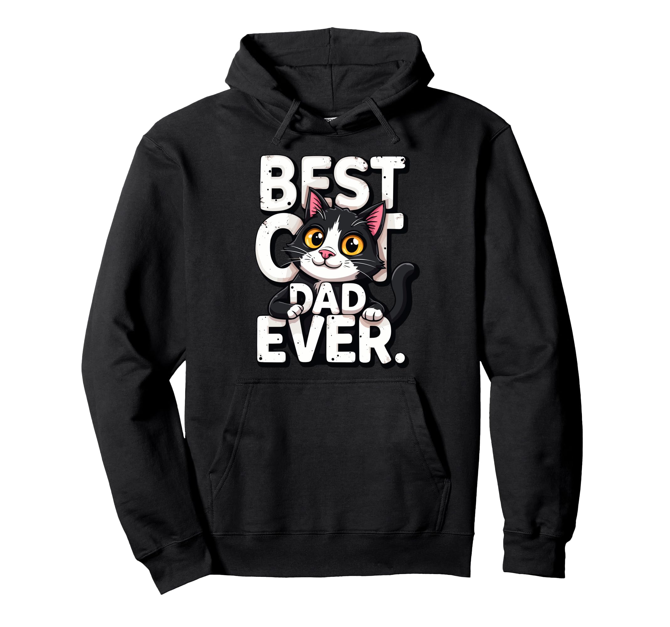 Best Cat Dad Funny Cat Lover Grandma Hoodie - Trendy Graphic Men Women - T-Shirt, Sweatshirt, Hoodie