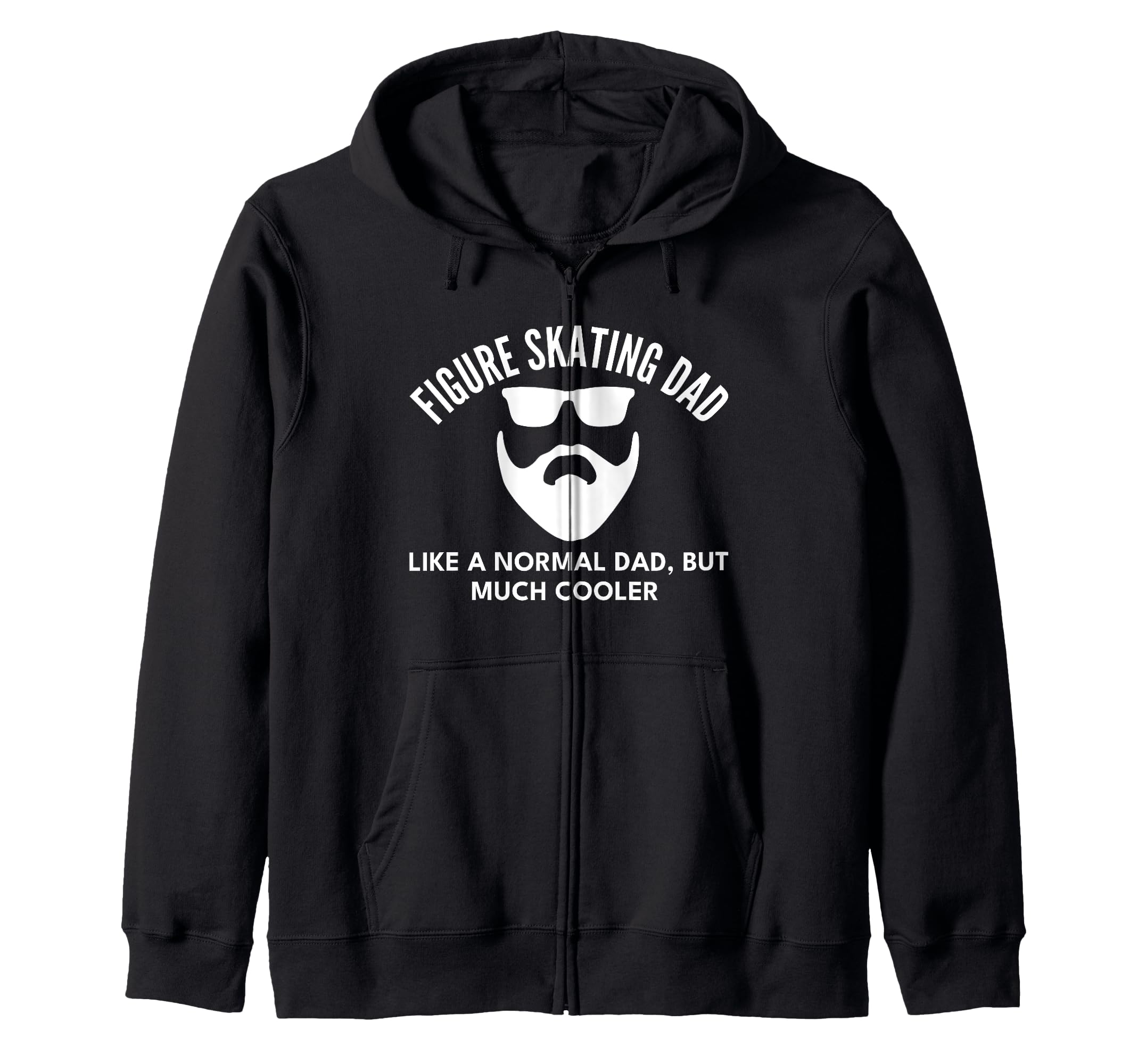 Figure Skating Dad Tees Bearded T-Shirt - Unique Graphic for Adults - T-Shirt, Sweatshirt, Hoodie
