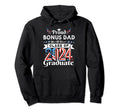 Proud Bonus Dad 2024 Graduate Hoodie - Custom Art Print Men Women - T-Shirt, Sweatshirt, Hoodie