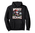 Soccer Gnome Merry Kickmas Soccer Hoodie - Fun Novelty Design Unisex - T-Shirt, Sweatshirt, Hoodie