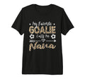My Favorite Goalie Calls Me Nana Soccer T-Shirt - Minimalist Print Unisex - T-Shirt, Sweatshirt, Hoodie