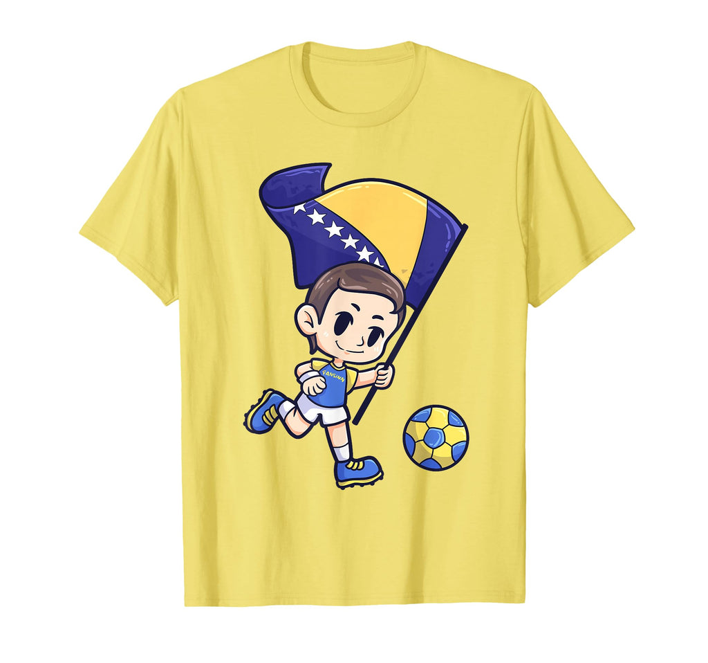 Funny Soccer Bosnia Herzegovina Flag T-Shirt - Streetwear Style for Adults - T-Shirt, Sweatshirt, Hoodie