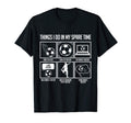 Things I Do My Spare Time Soccer Gift T-Shirt - Custom Art Print Unisex - T-Shirt, Sweatshirt, Hoodie