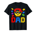 Family Dad Master Builder Building Bricks T-Shirt - Trendy Graphic Unisex - T-Shirt, Sweatshirt, Hoodie