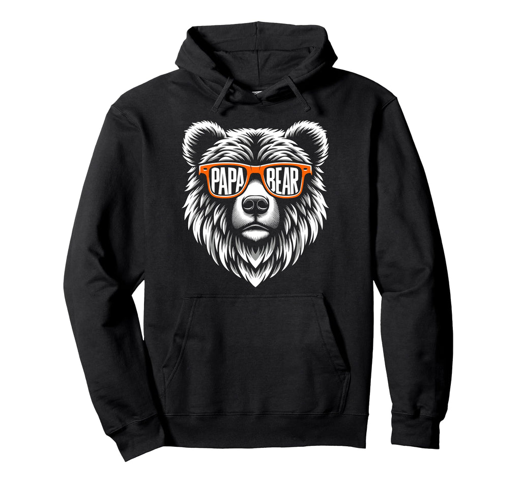 Papa Bear Funny Dad Fathers Day Hoodie - Novelty Apparel Unisex - T-Shirt, Sweatshirt, Hoodie