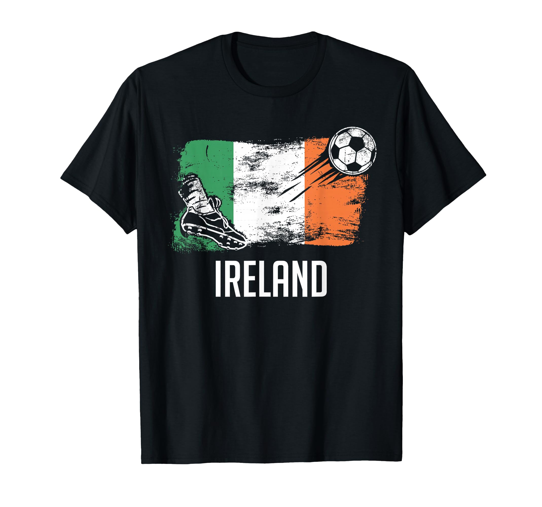 Ireland Flag Irish Soccer Flag Irish T-Shirt - Unique Graphic Men Women - T-Shirt, Sweatshirt, Hoodie