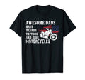 Awesome Dads Have Beards Tattoos And T-Shirt - Custom Art Print Unisex - T-Shirt, Sweatshirt, Hoodie