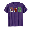 Dad 1 Year Old Football First Birthday T-Shirt - Custom Art Print Unisex - T-Shirt, Sweatshirt, Hoodie