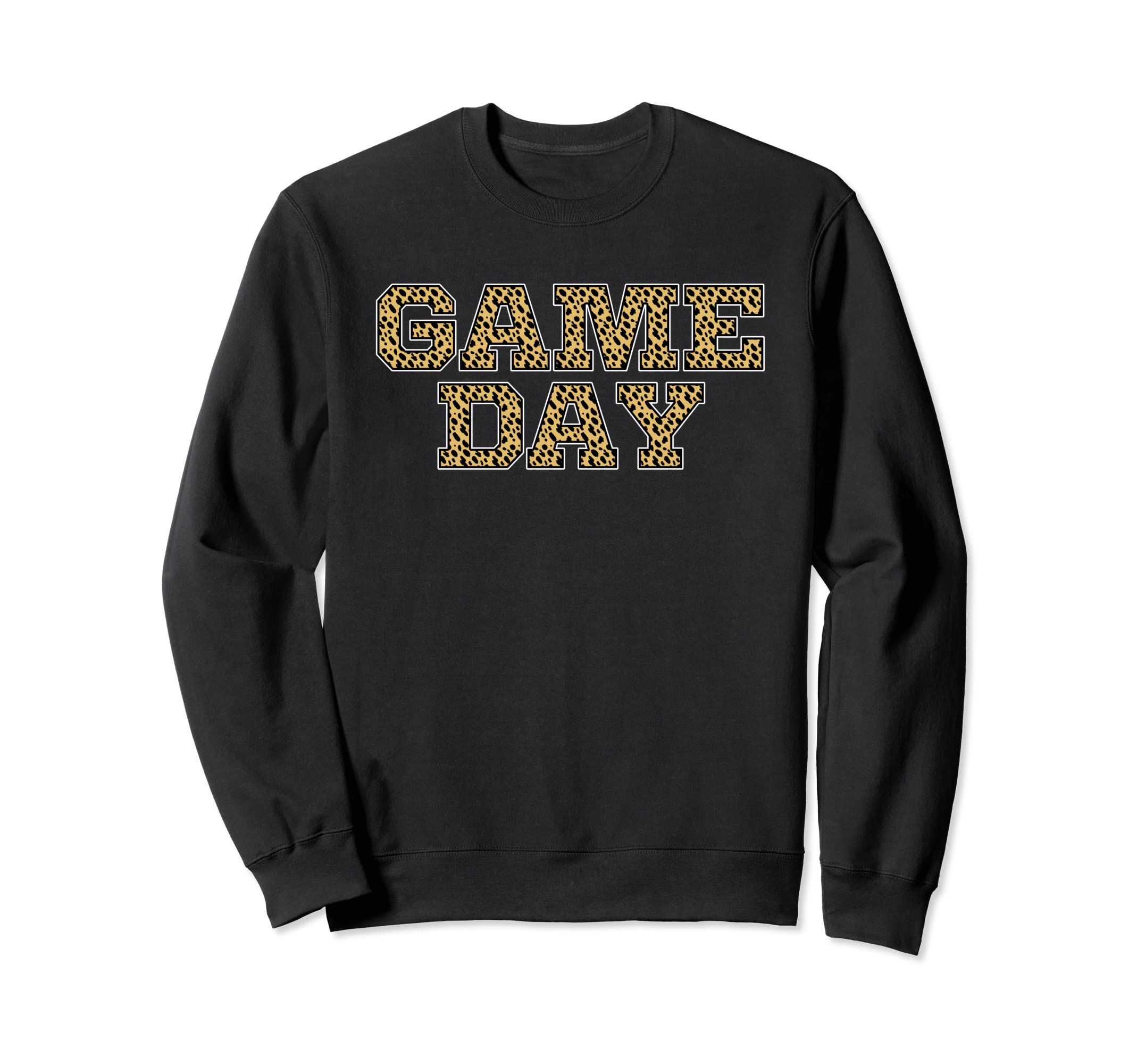Game Day Leopard Animal Sports Sweatshirt - Casual Everyday Wear Unisex - T-Shirt, Sweatshirt, Hoodie