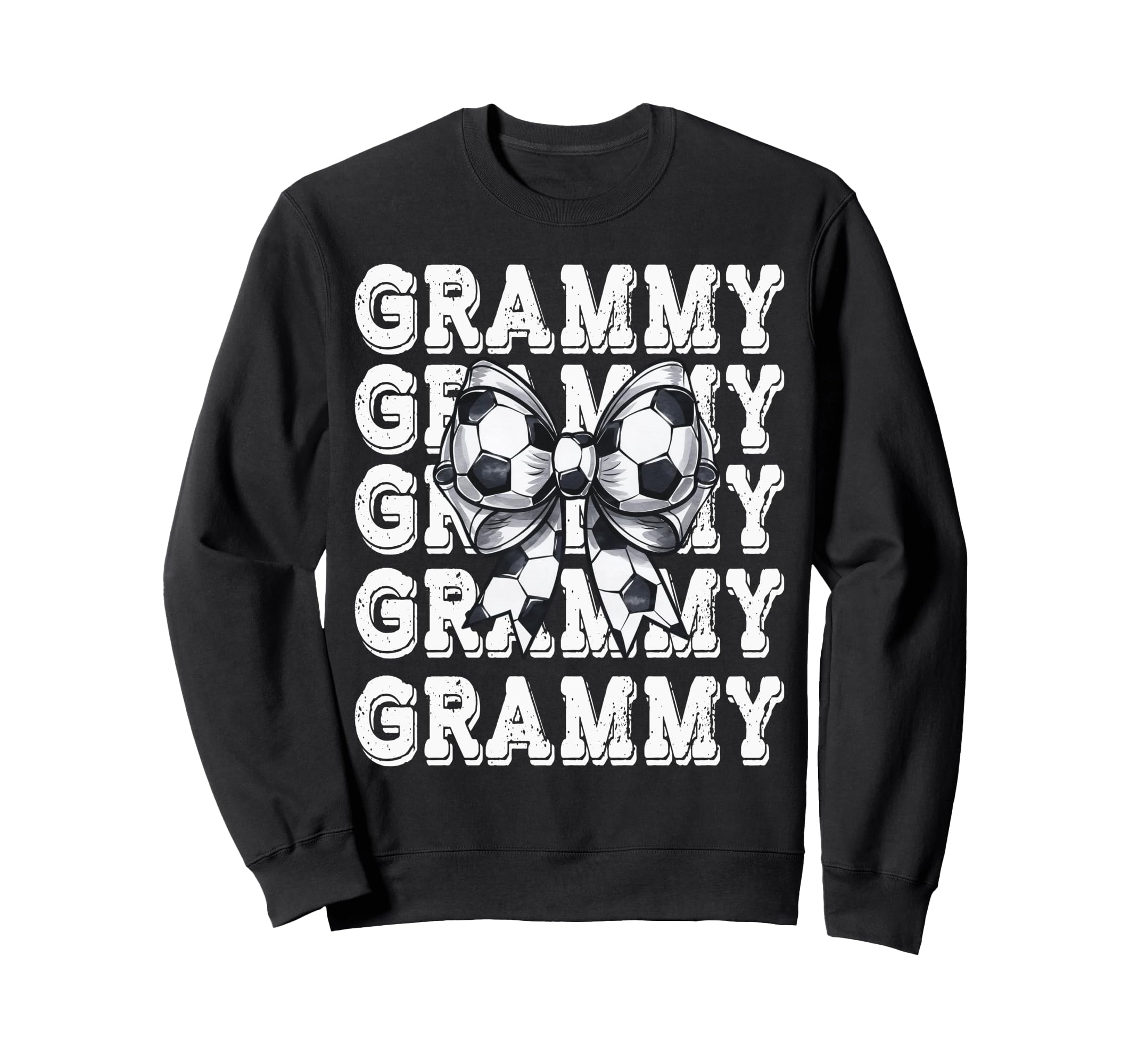 Coquette Soccer Grammy Matching Sweatshirt - Minimalist Print for Adults - T-Shirt, Sweatshirt, Hoodie