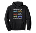 Funny Motorcycle Dad Biker Rider Bike Hoodie - Fun Novelty Design Unisex - T-Shirt, Sweatshirt, Hoodie