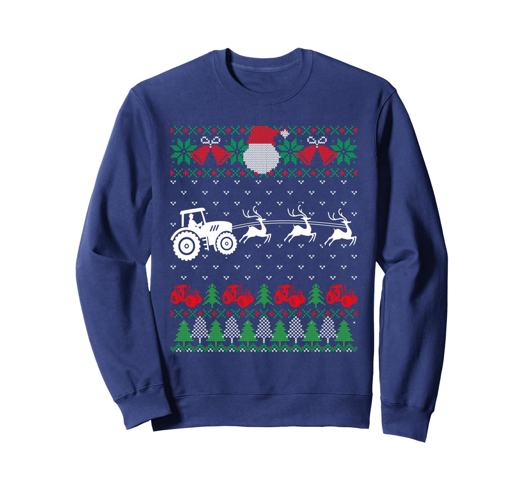 Farming Farmer Tractor Ugly Sweaters Sweatshirt - Trendy Graphic Unisex - T-Shirt, Sweatshirt, Hoodie