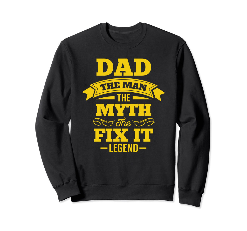 Fathers Day Mr Fix It Dad Handyman Sweatshirt - Novelty Apparel for Adults - T-Shirt, Sweatshirt, Hoodie