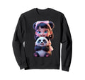 Panda Funny Sweatshirt - Aesthetic Graphic for Adults - T-Shirt, Sweatshirt, Hoodie