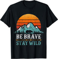 Retro Mountain Camper Gifts Hikers Men Women - Adult & Kids T-Shirts, Sweatshirts & Hoodies apparel design preview 1