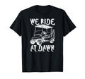 We Ride Dawn Funny Golf Golfing T-Shirt - Casual Everyday Wear for Adults - T-Shirt, Sweatshirt, Hoodie