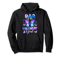 Dad Birthday Butterfly Family Hoodie - Fun Novelty Design for Adults - T-Shirt, Sweatshirt, Hoodie