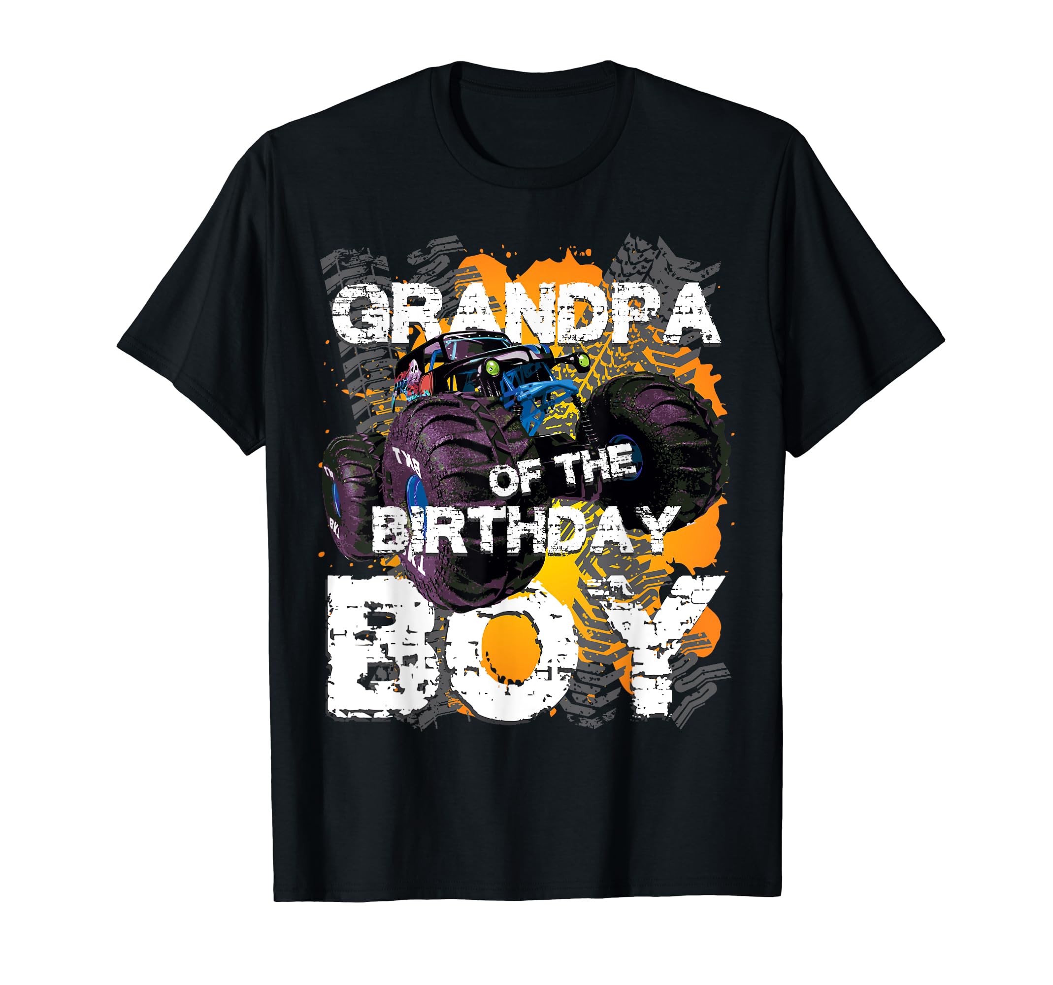 Grandpa Birthday Monster Truck T-Shirt - Aesthetic Graphic for Adults - T-Shirt, Sweatshirt, Hoodie