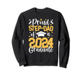 Proud Step Dad Class 2024 Graduate Sweatshirt - Trendy Graphic Unisex - T-Shirt, Sweatshirt, Hoodie