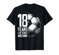 18Th Birthday Soccer Player Football 18 T-Shirt - Graphic Print Men Women - T-Shirt, Sweatshirt, Hoodie
