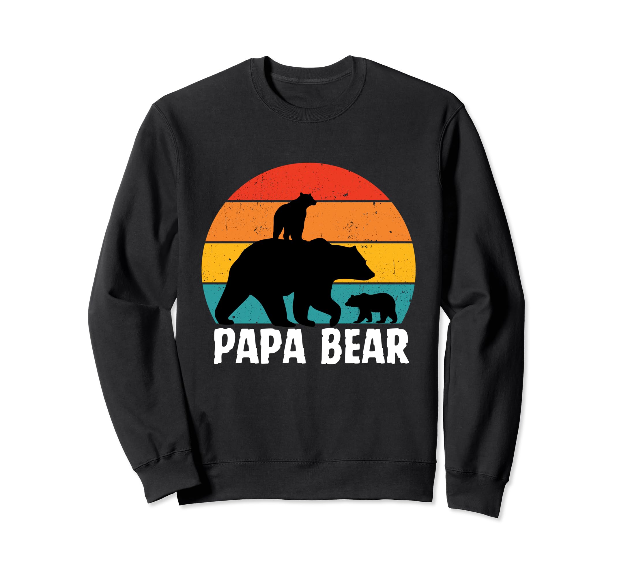 Old School Fatherhood Papa Bear 2 Sweatshirt - Streetwear Style Men Women - T-Shirt, Sweatshirt, Hoodie