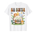 Big Sister Wild One Safari Jungle 1St T-Shirt - Aesthetic Graphic Unisex - T-Shirt, Sweatshirt, Hoodie