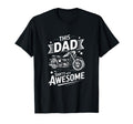 This Dad Shifts Into Awesome Biker T-Shirt - Aesthetic Graphic for Adults - T-Shirt, Sweatshirt, Hoodie