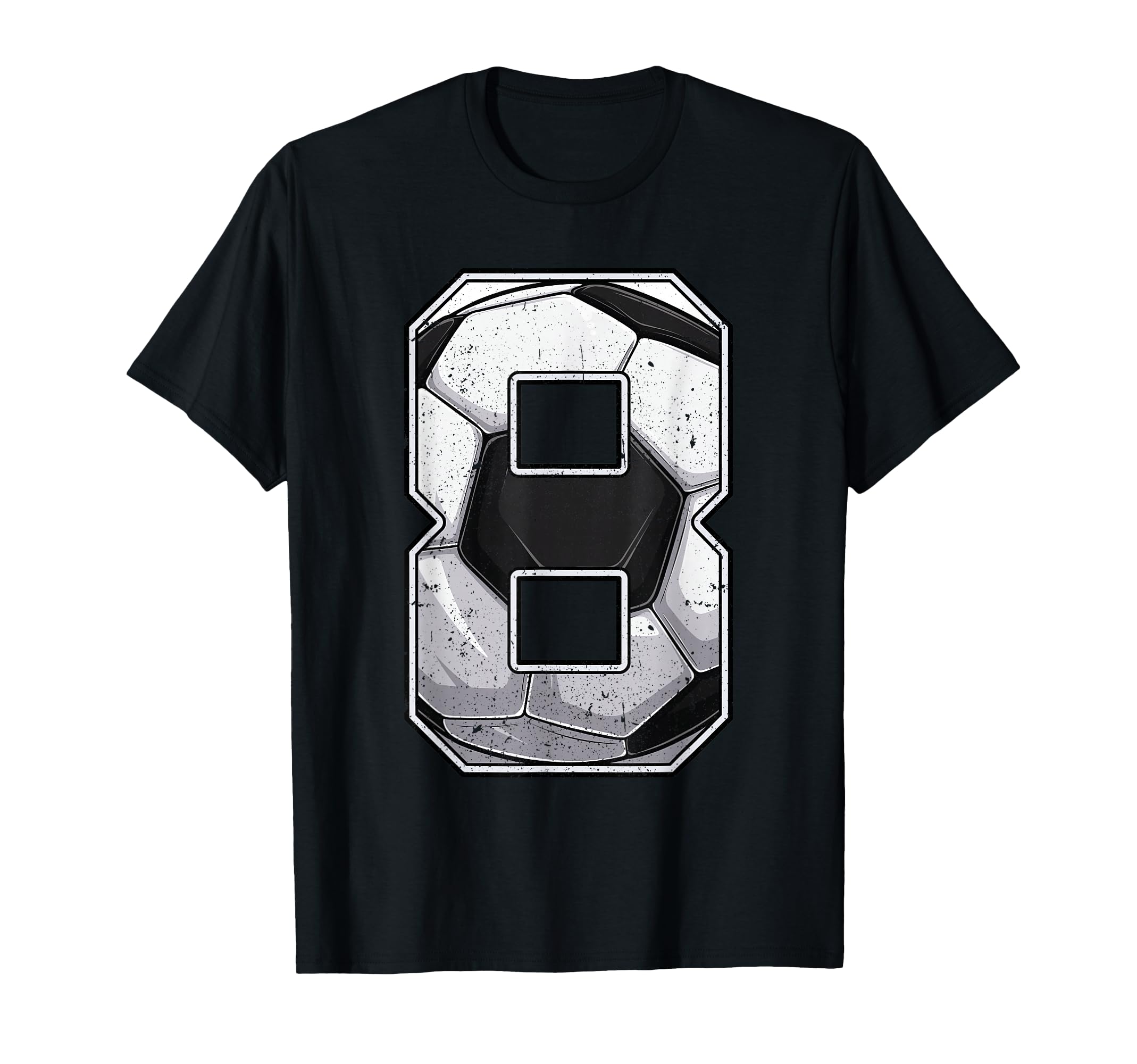 Soccer Eighth 8Th Birthday Eight 8 T-Shirt - Unique Graphic Men Women - T-Shirt, Sweatshirt, Hoodie